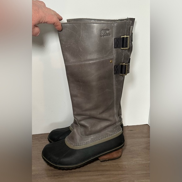 RARE 🔥 Sorel Womens Slimpack Outdoor Riding Tall Il Waterproof